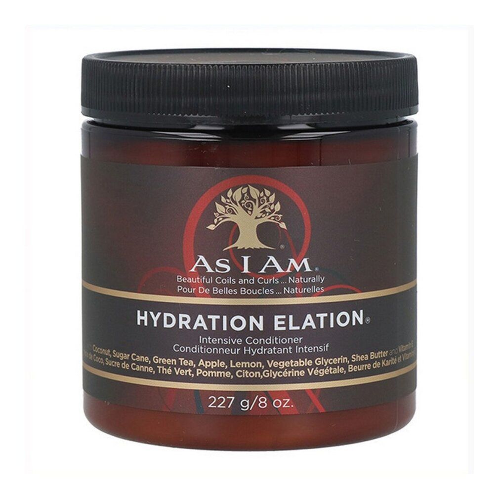 AS I AM Hydration Elation Intensive Conditioner in braunem Tiegel, 227 g.