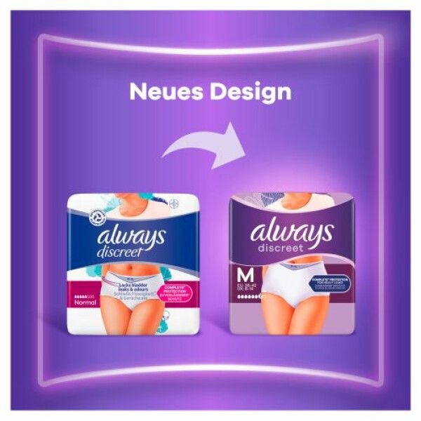 always - Inkontinenzeinlagen "Discreet Inkontinenz Pants Plus L" Monatspack