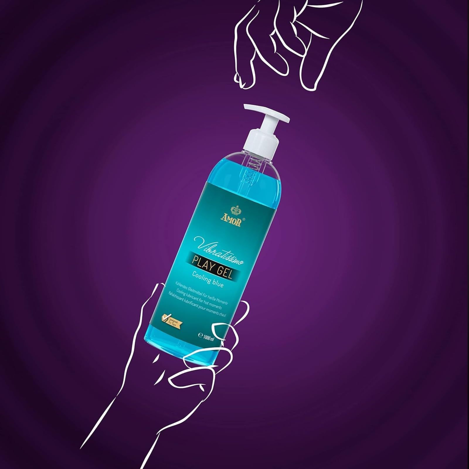 Vibratissimo Play Gel Cooling blue