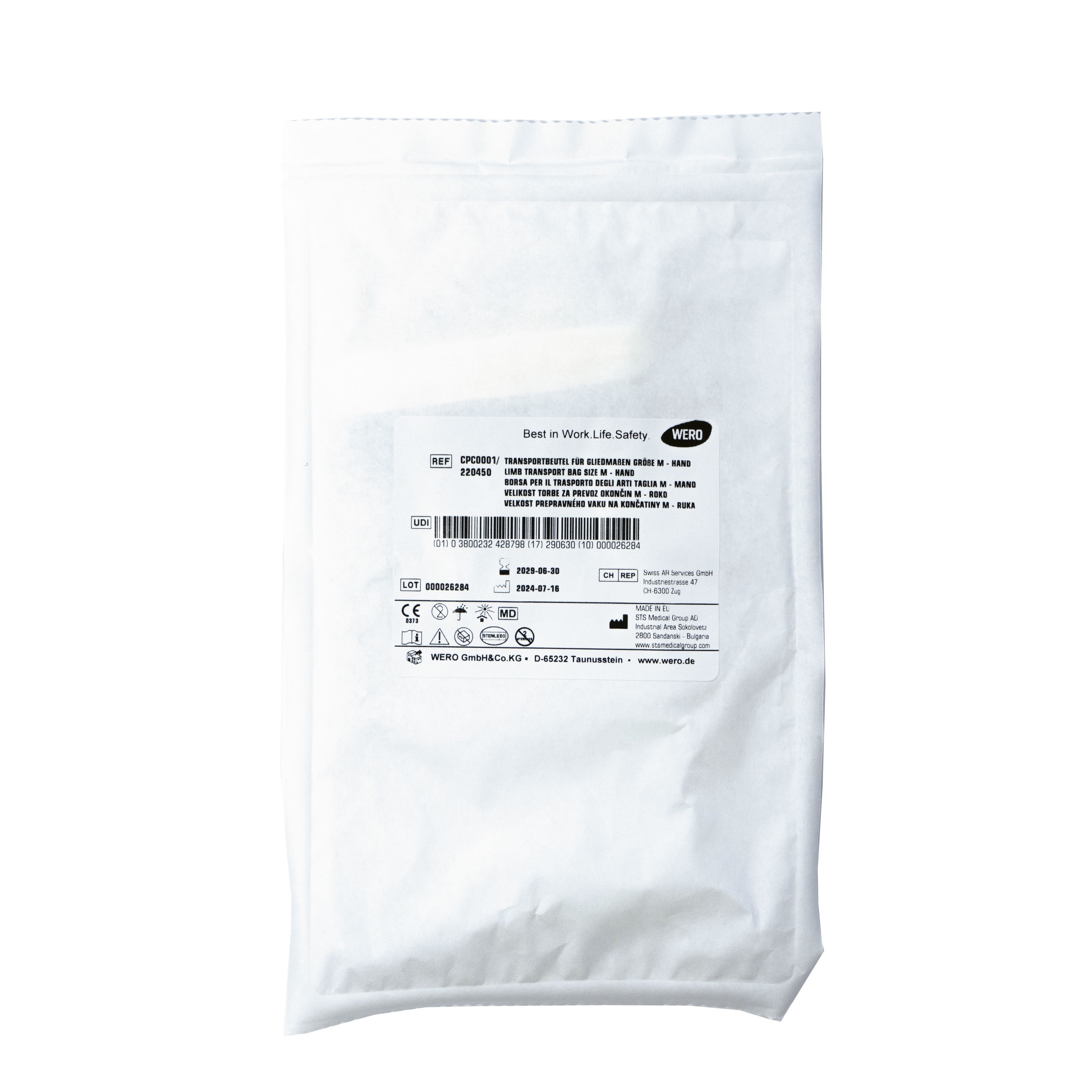 WERO Replantat-Beutel - Hand