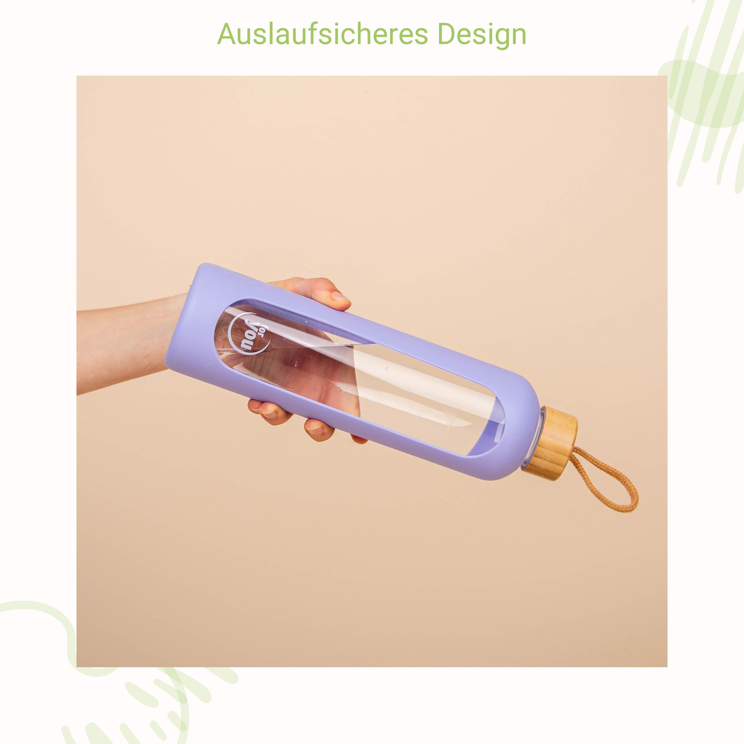 for you Nachhaltige Trinkflasche Dreierpack