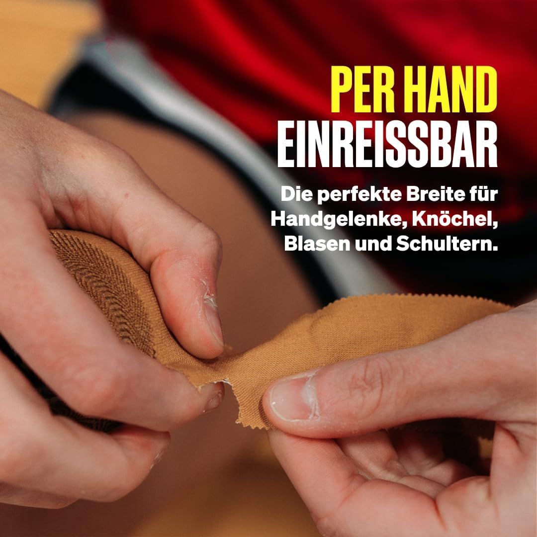 SPORTTAPE Premium Zinkoxid - 3,8 cm x 10 m