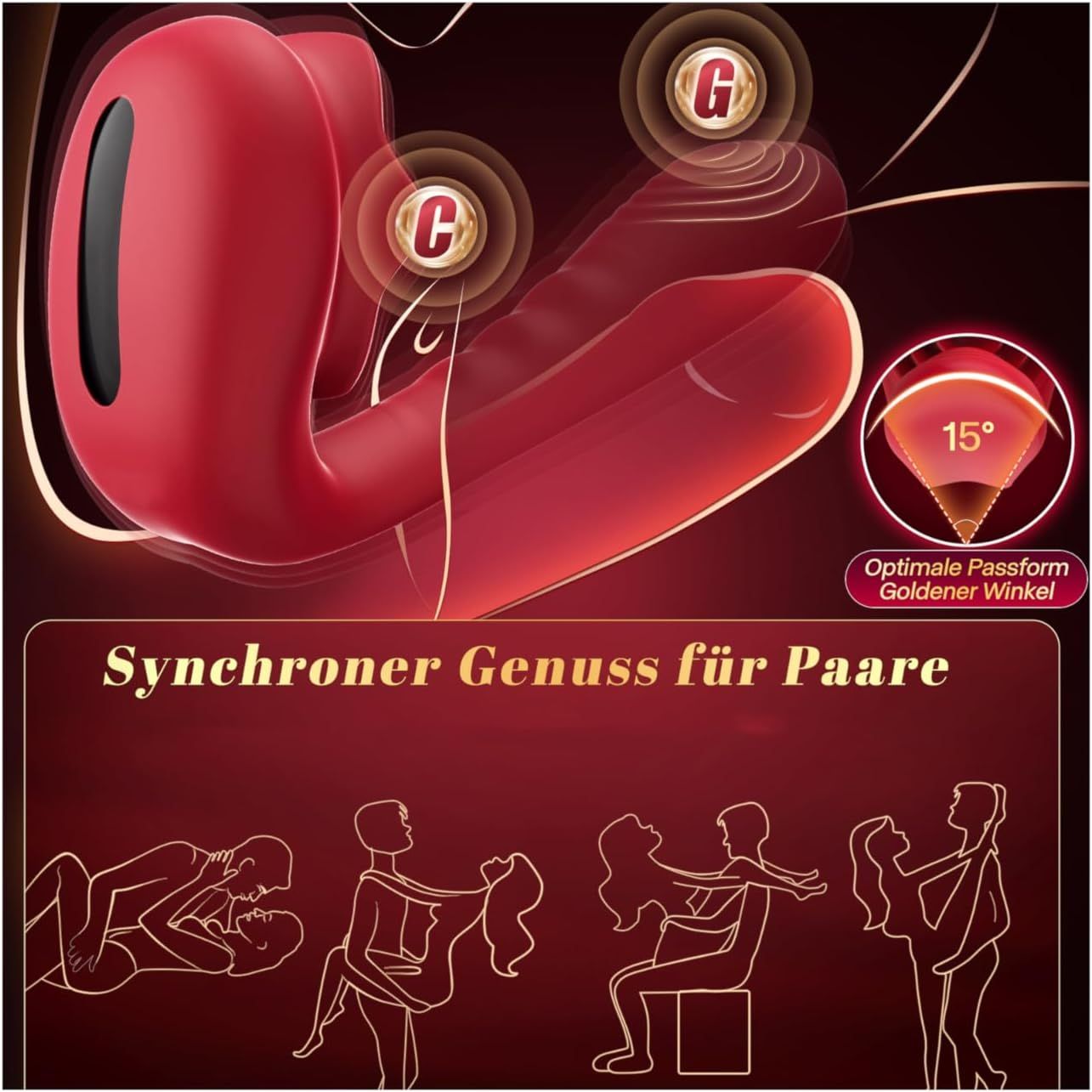 Tagnaff Rosen Vibrator KI-Steuerung Sex Spielzeug