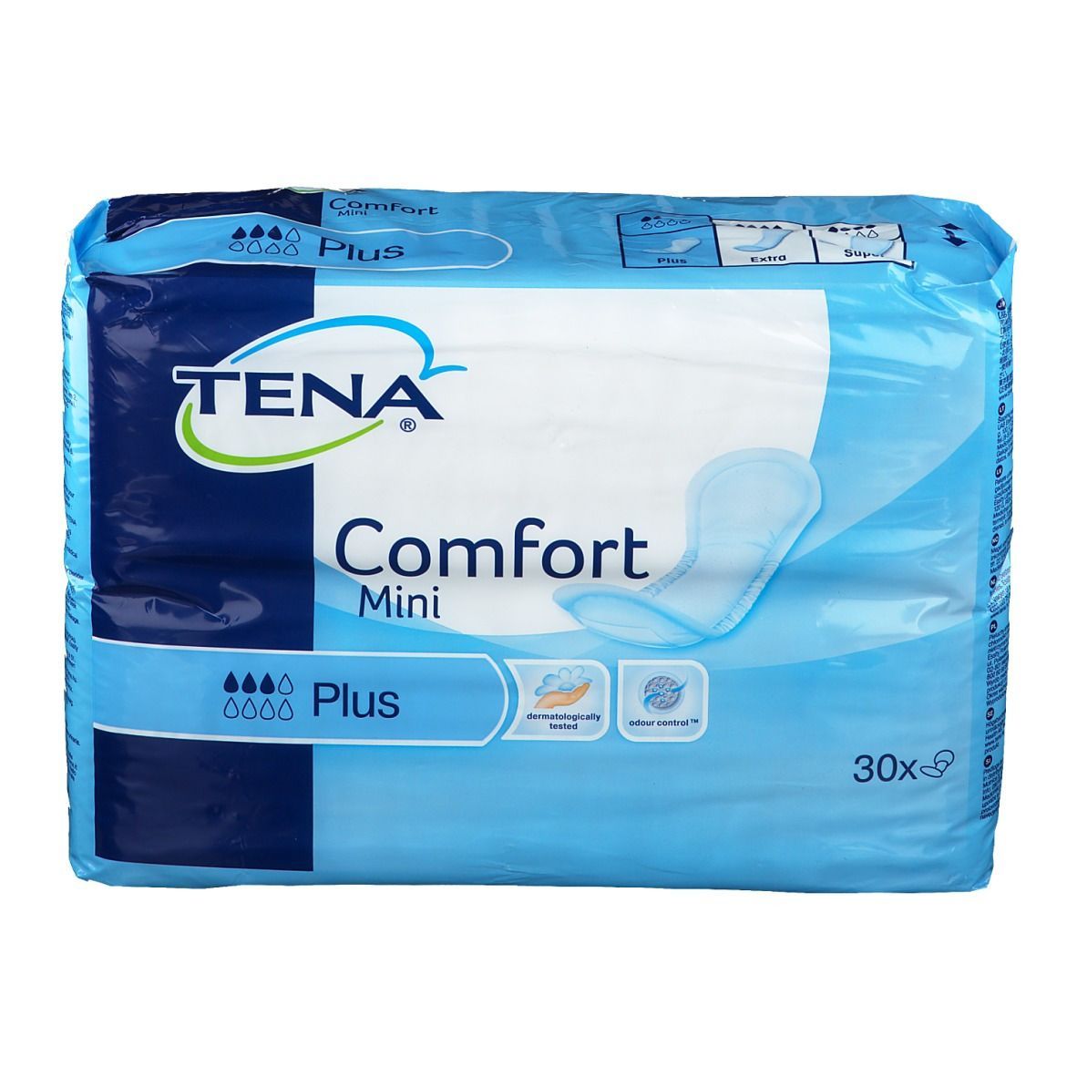 Tena Comfort Mini Plus Einlagen, 30 Stück.