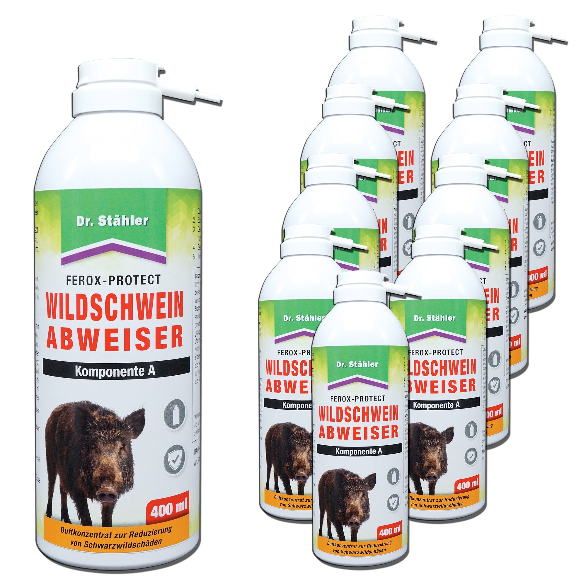 SILBERKRAFT Ferox-Protect Wildschweinabweiser Spray - Komponente A