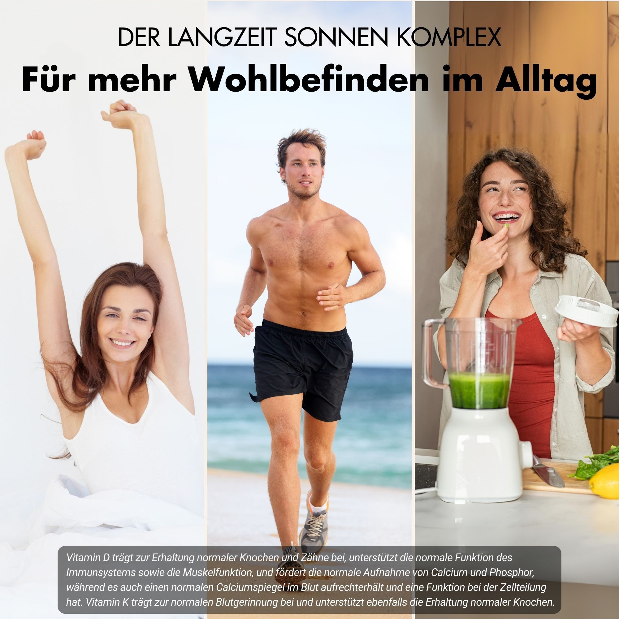 XTRA FUEL Vitamin D3 + K2 Kapseln: 20.000 I.E. + 200mcg MK-7 all-trans