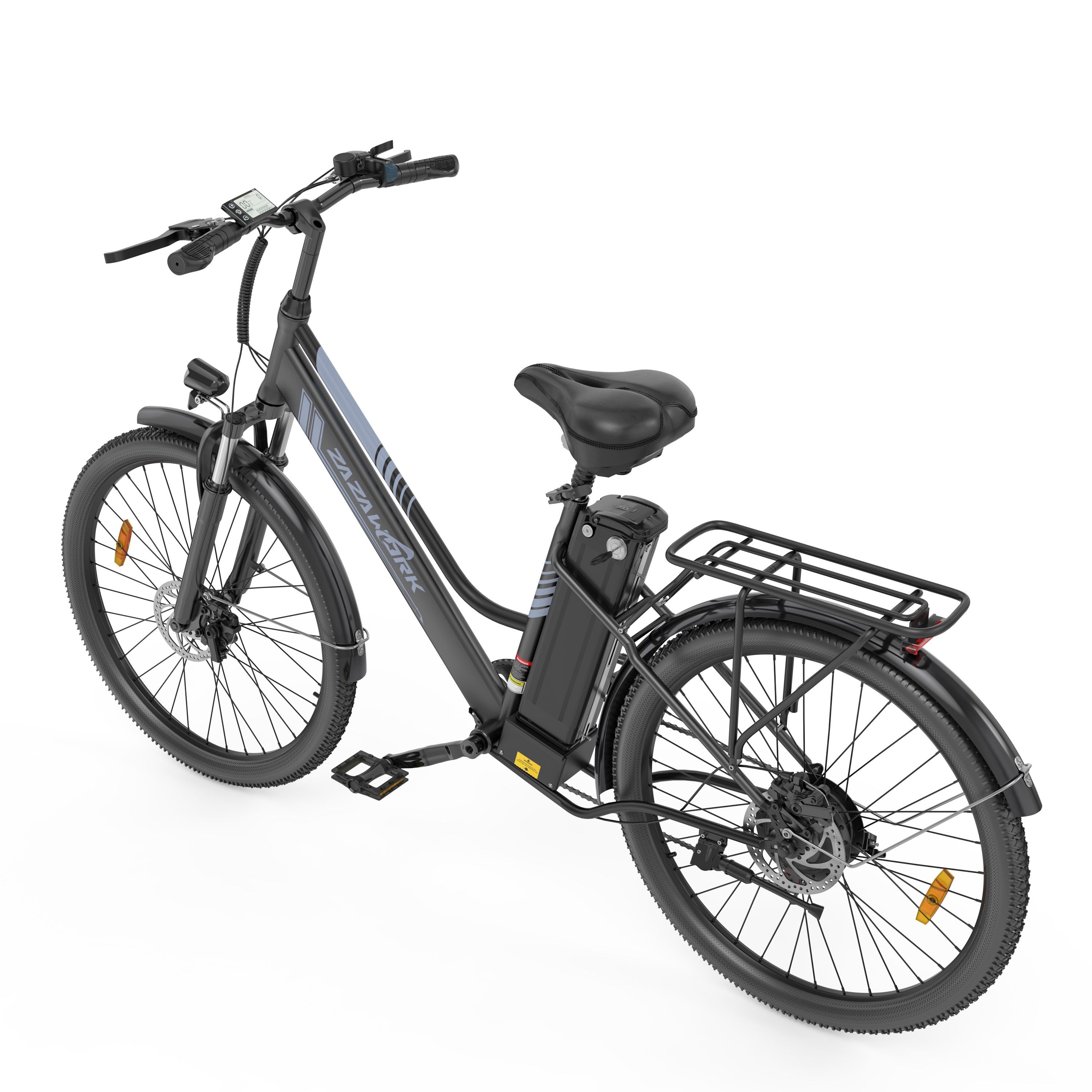 ZAZAWORK C26 Pro E-Bike für Damen mit herausnehmbarem 36V-20Ah-Akku