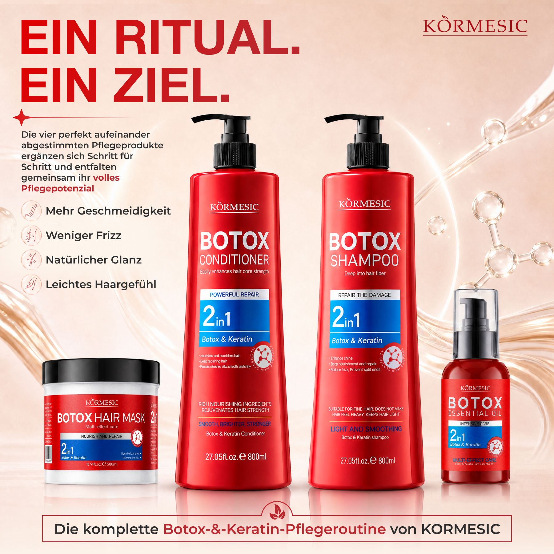 KORMESIC Haarmaske B-Tox Keratin Kollagen Intensive Repair