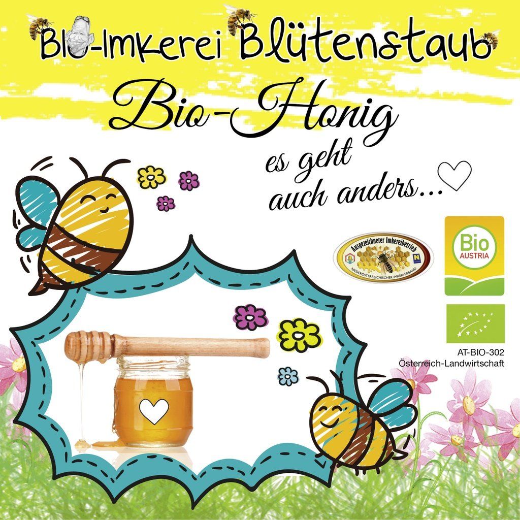 Bio Blütenhonig mit Akazie von Bio-Imkerei Blütenstaub