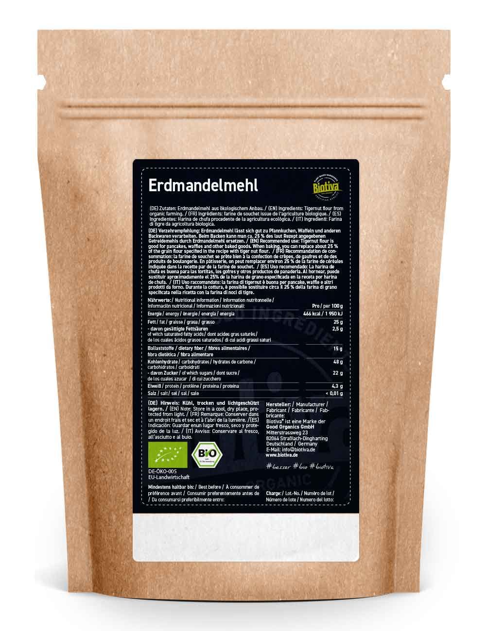 Biotiva Erdmandelmehl Bio