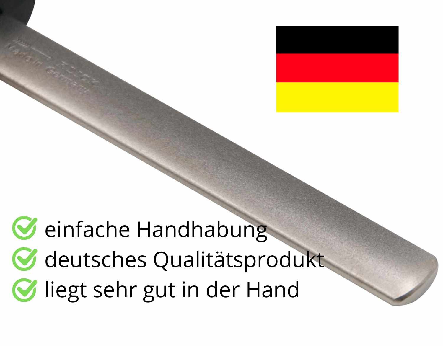 Dick Wetzstein Diamant Schärfstab Wetzstab schärft stumpfe Messer