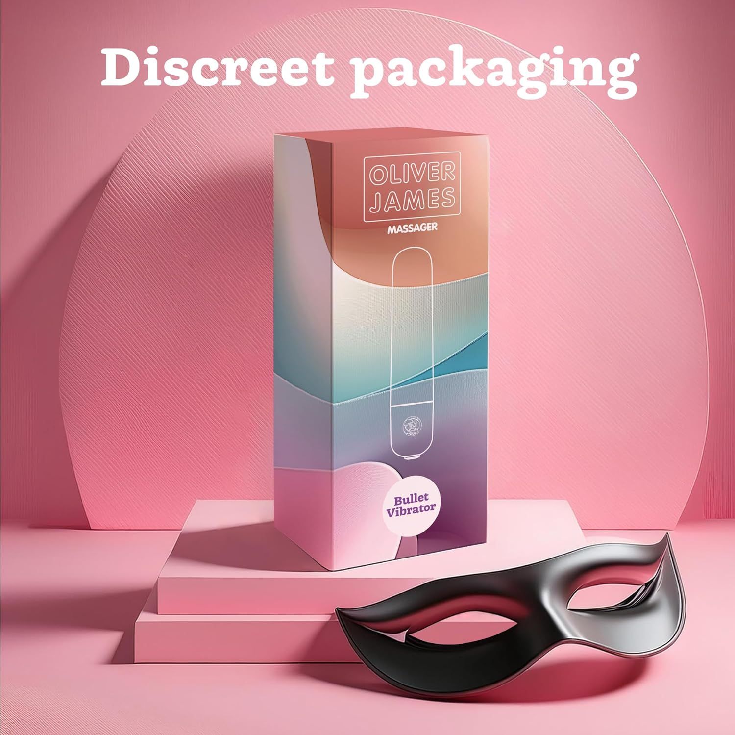 Oliver James Bullet Vibrator Schwarz