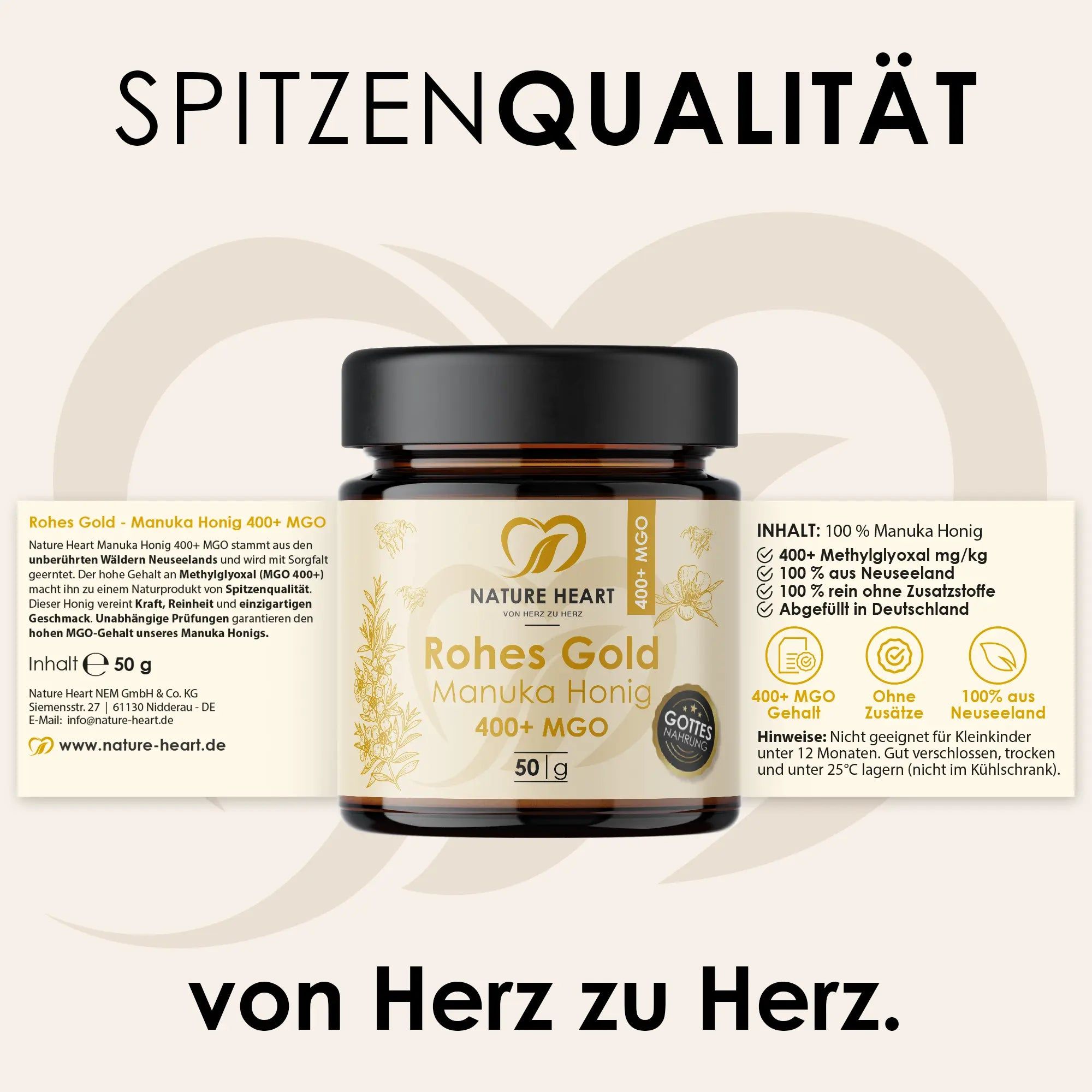 Manuka Honig 400 MGO+