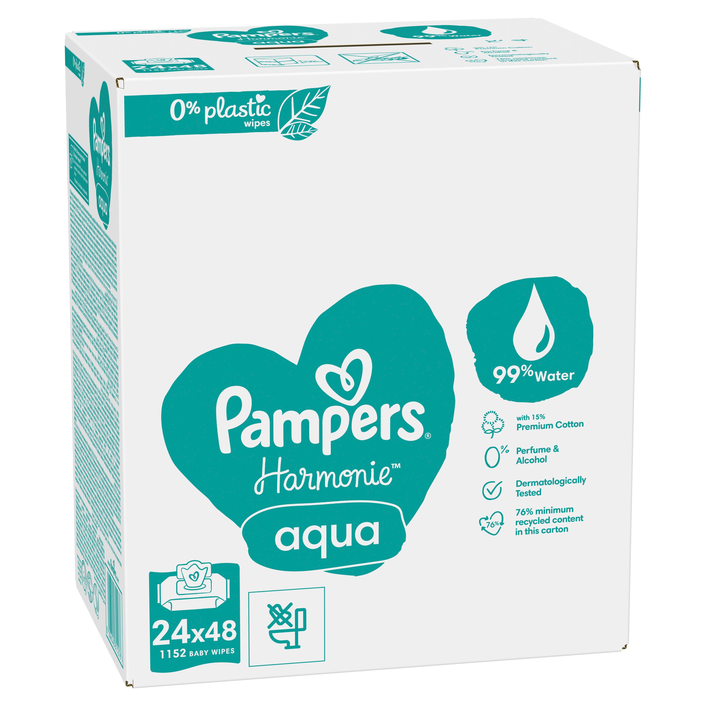 Pampers - Feuchttücher "Harmonie Aqua" 1152 St.