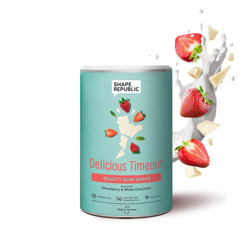 Slim Shake | Strawberry & White Chocolate Abnehm Shake | Shape Republic