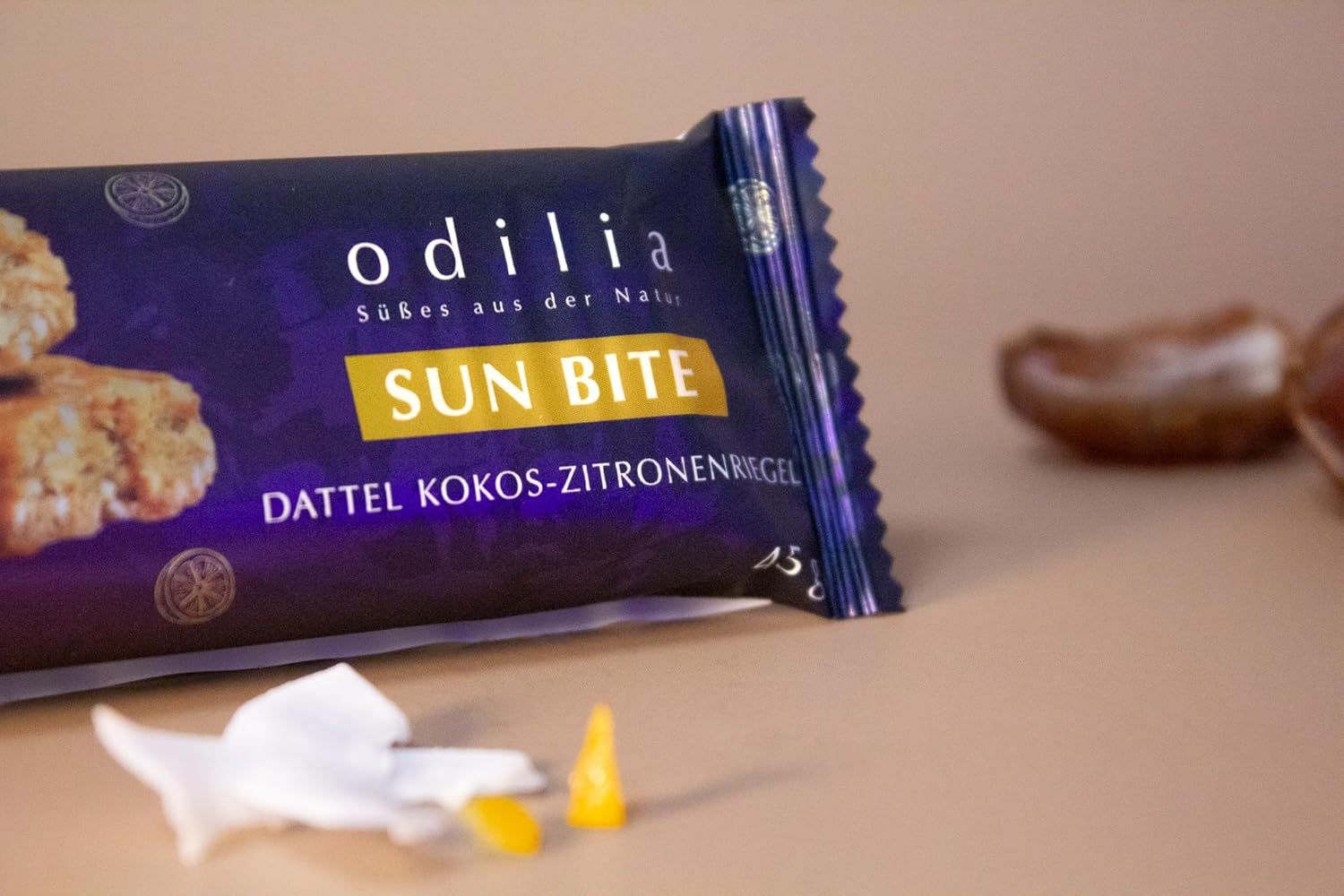 odilia SunBite Bio Dattel-Kokos Zitronenriegel