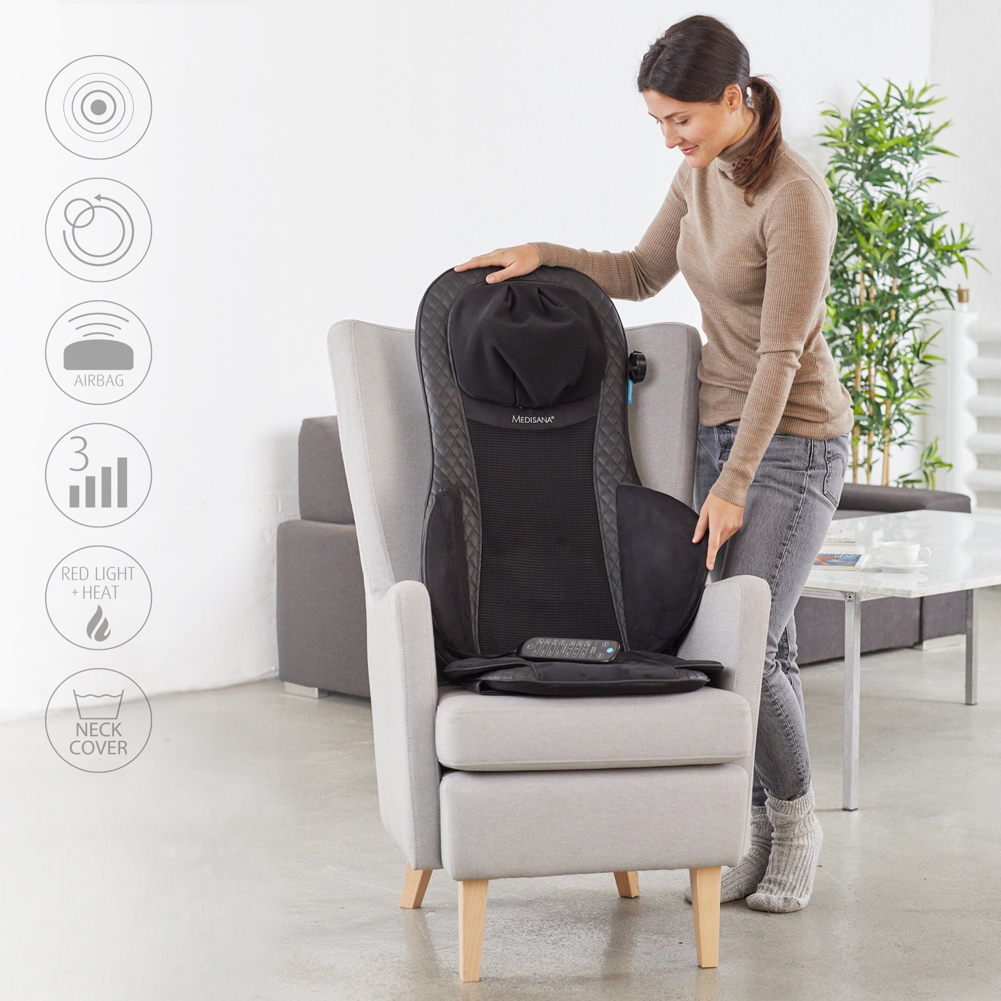medisana MCG 820 Gel Shiatsu-Massagesitzauflage