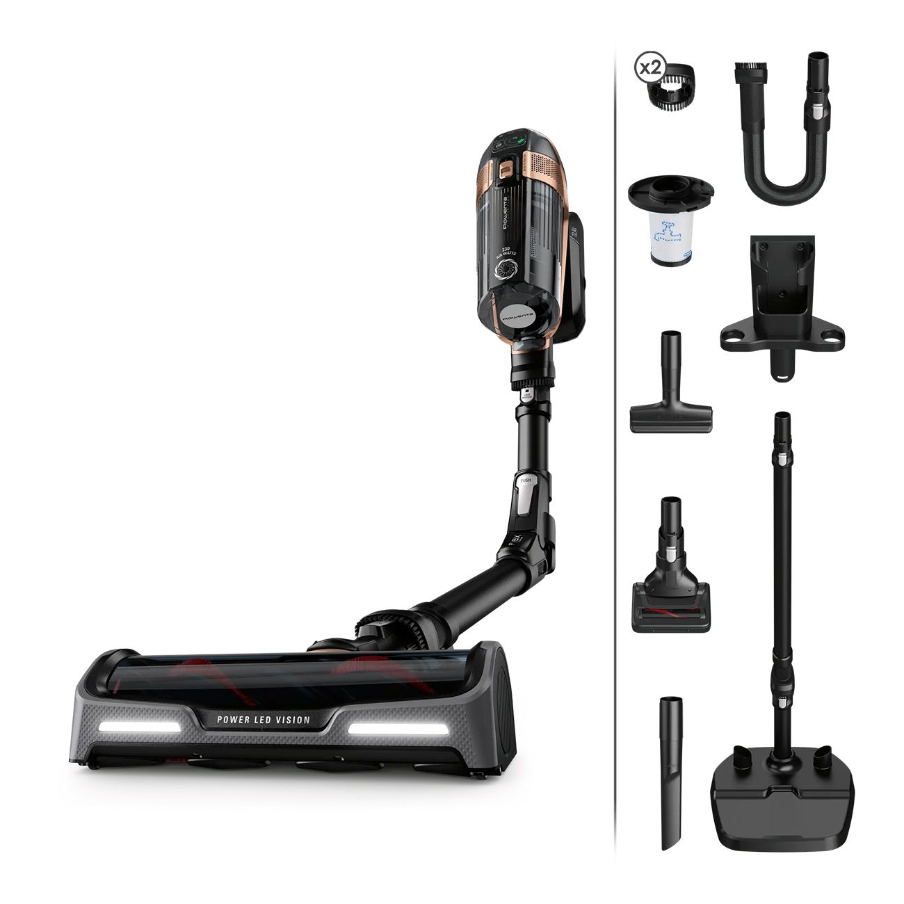 Rowenta RH 9639 X-Force 8.60 Allergy+ Akku Staubsauger