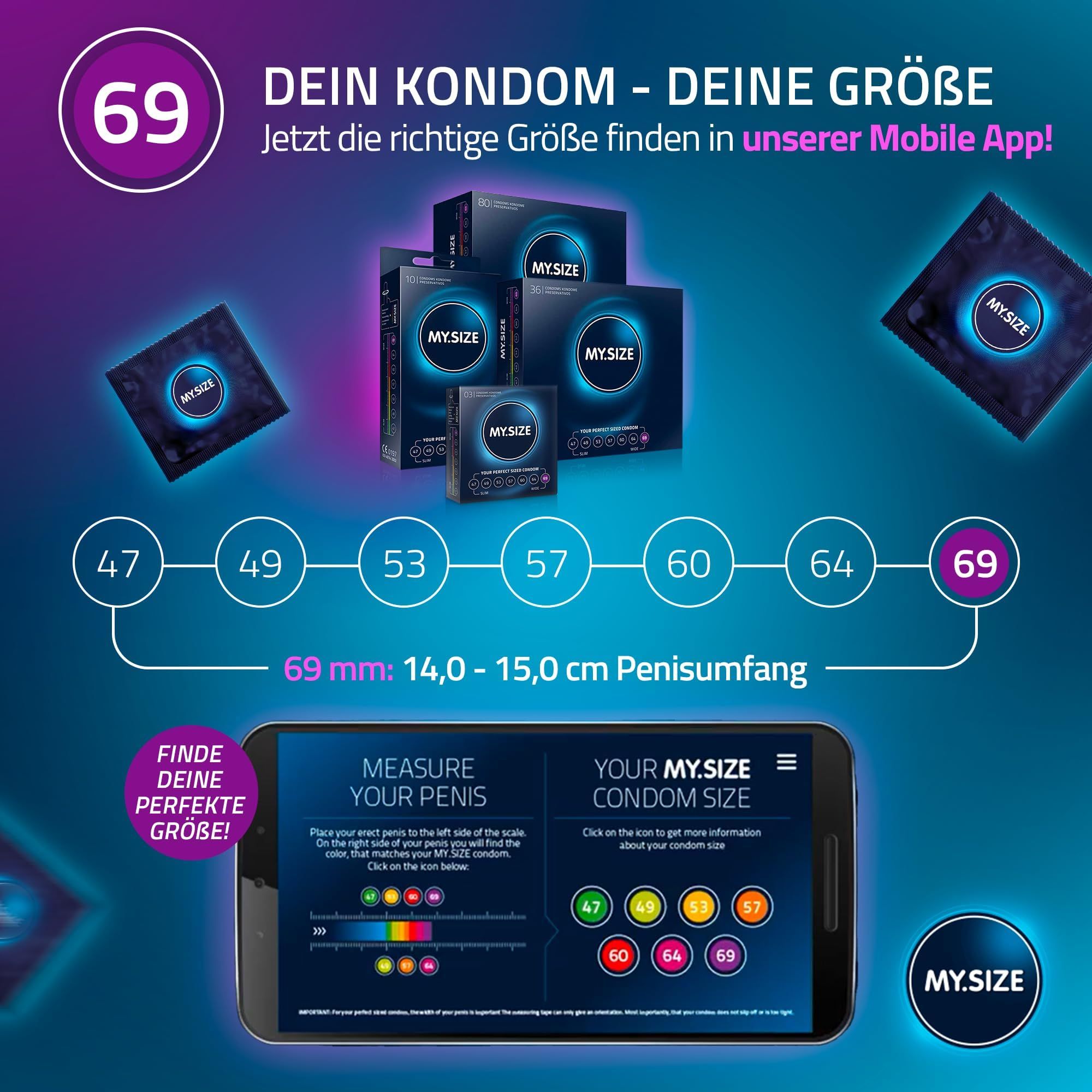 MY.SIZE Classic Kondome Größe 7 69mm
