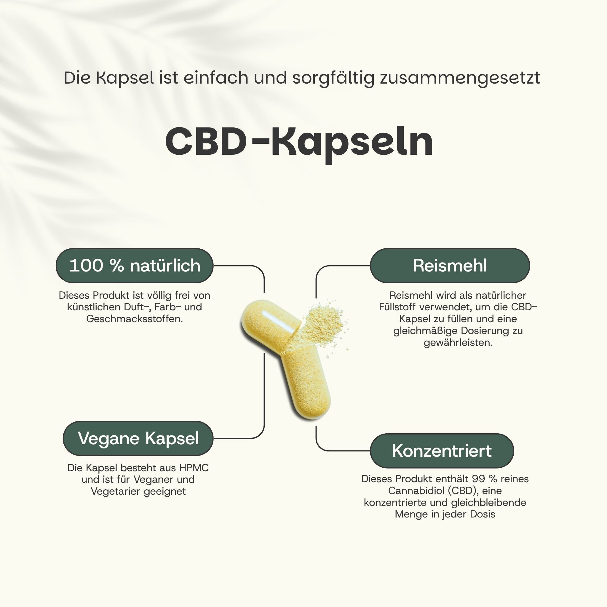 Cupplement - CBD-Öl- 10 mg - Kapseln