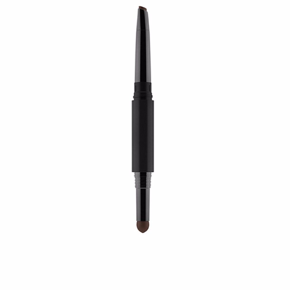 Doppelstift. Schwarzer Stift mit brauner Spitze und Applikator. Gosh Brow Shape & Fill 003 Dark Brown.