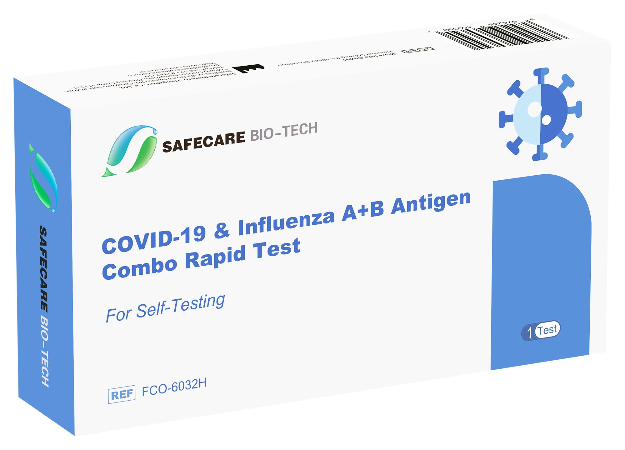 SAFECARE Covid19 & Influenza A+B Antigentest mit BfArM Zulassung