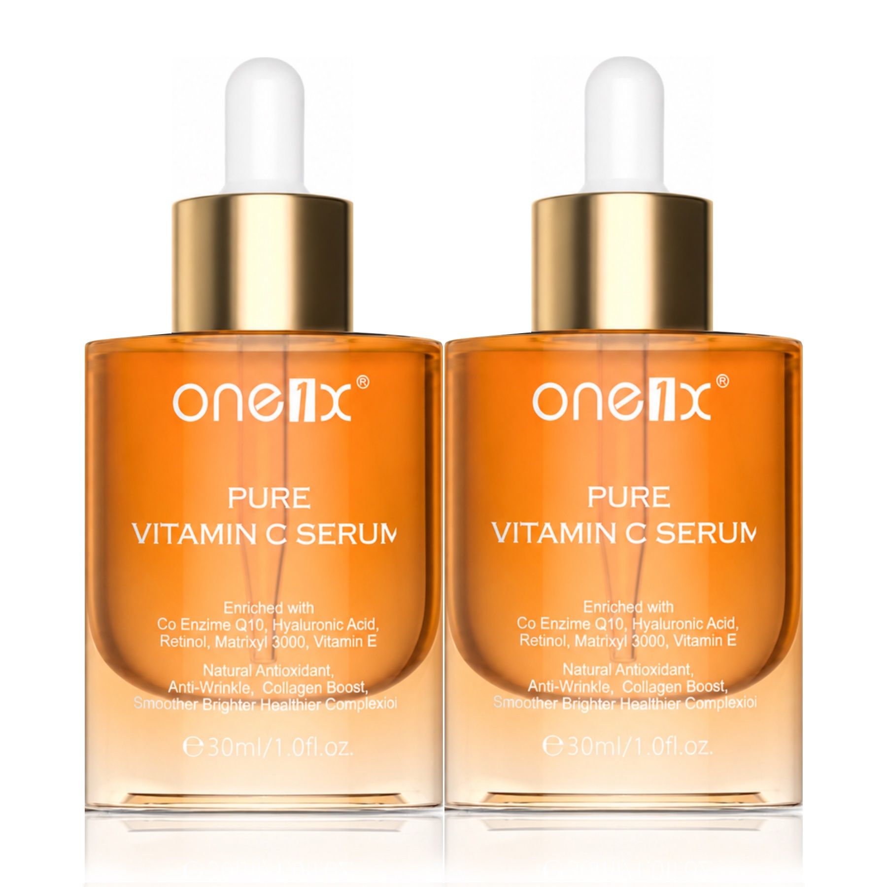 P-beauty Gesichtsserum mit Peptide Hyaluronsäure Retinol Vitamin C E