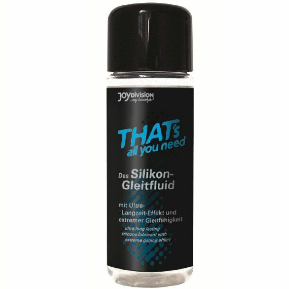 Gleitfluid „That's all you need“, Silikonbasis| Latexkondomsicher, sparsam im Verbrauch| JoyDivision