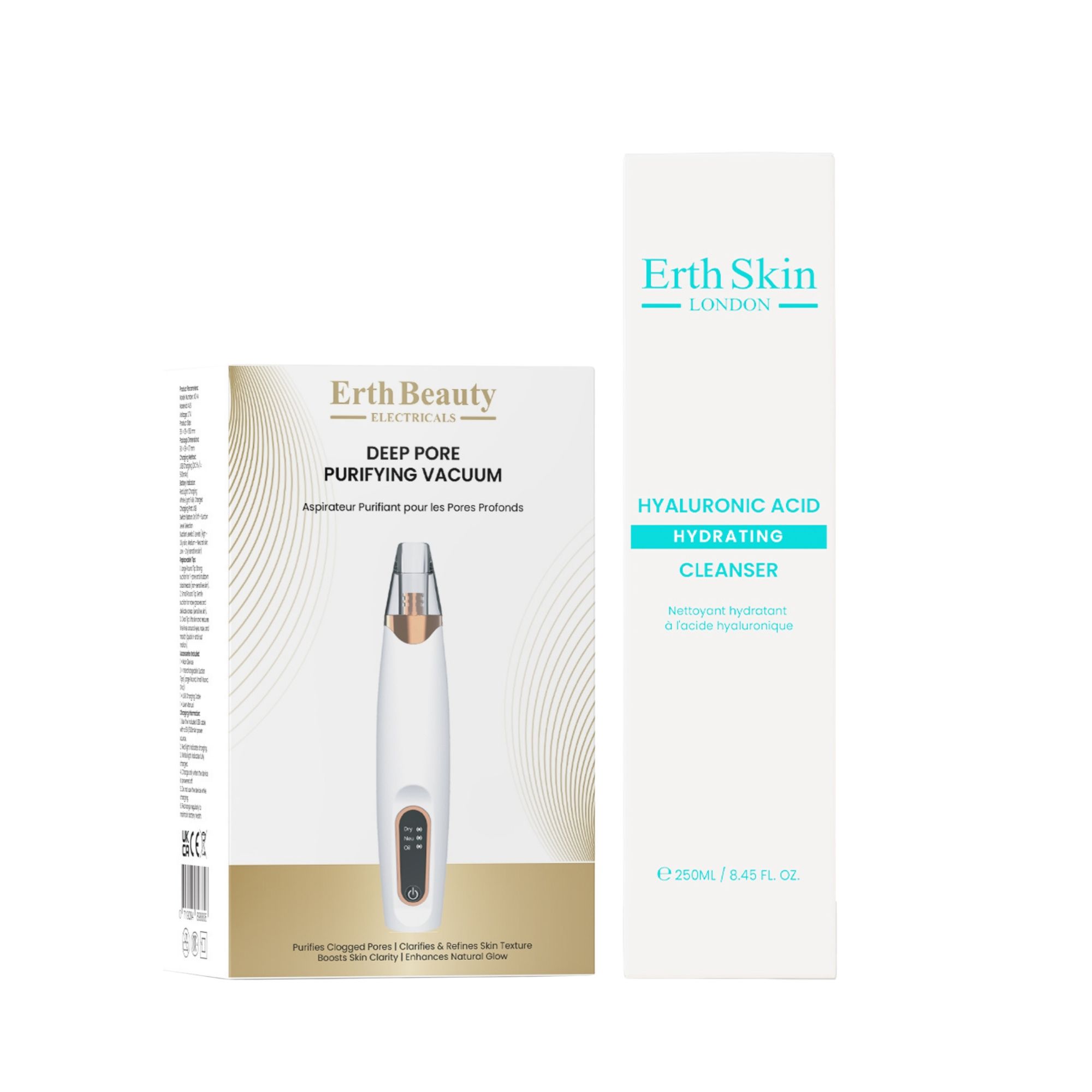 ErthSkin London Vakuum Reinigung Duo Hyaluron