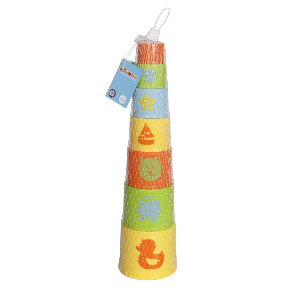VEDES Großhandel GmbH - Ware SpielMaus Baby Stapelturm 34 cm