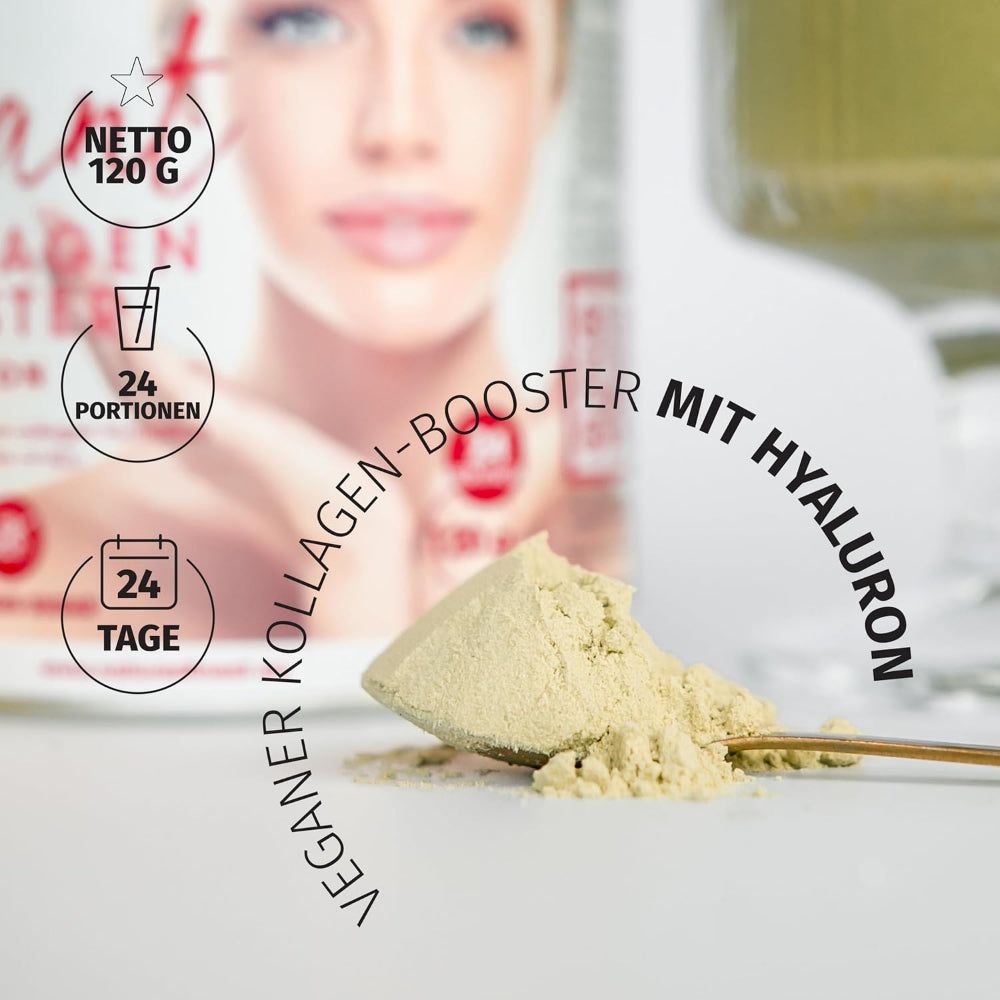 Nature's Finest Vegane Kollagen Booster mit Hyaluronsäure und Biotin