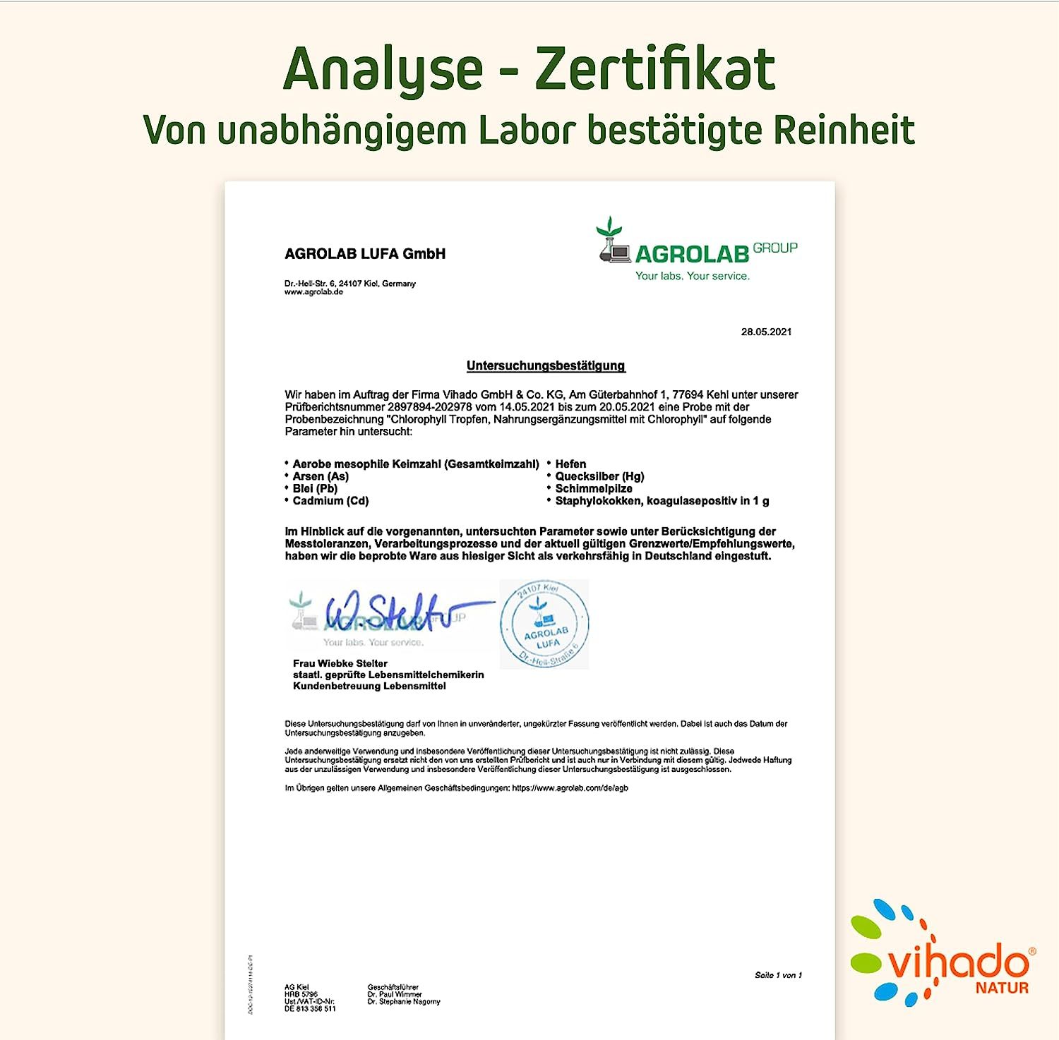 Vihado flüssige Chlorophyll Tropfen