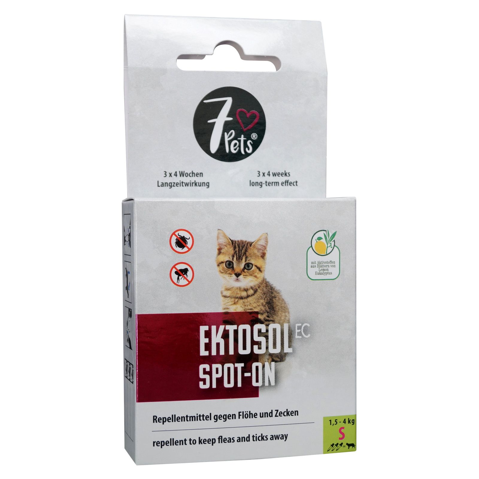 7Pets Ektosol EC Spot-On für Katzen
