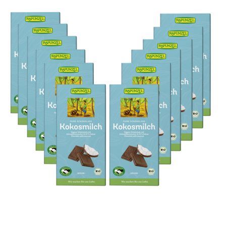 Rapunzel vegane Kokosmilchschokolade Multipack