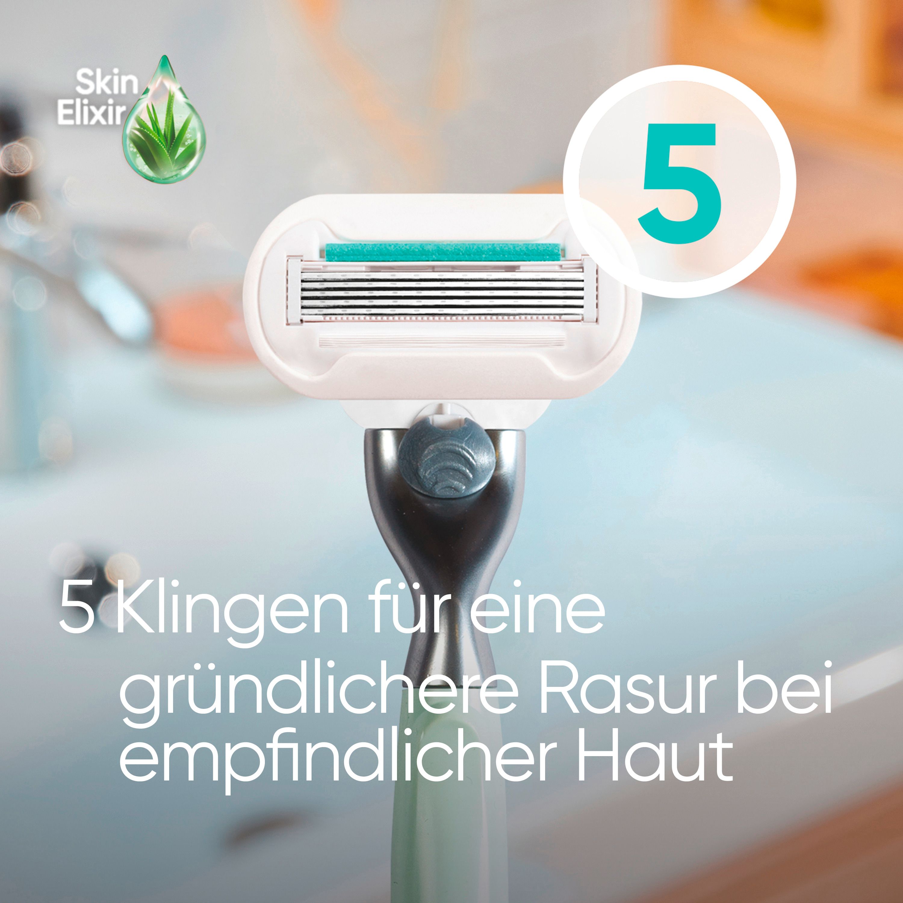 Gillette Venus - Rasierklingen "Deluxe Smooth Sensitive"