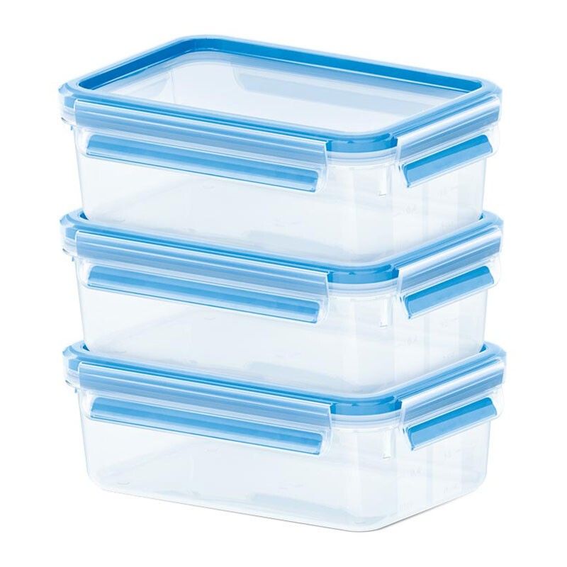 EMSA Frischhaltedose Clip & Close 1l 3er Set blau