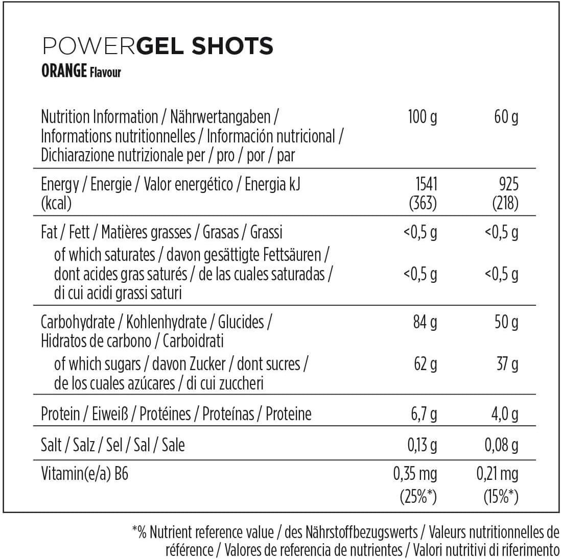 Powerbar PowerGel Shots Orange
