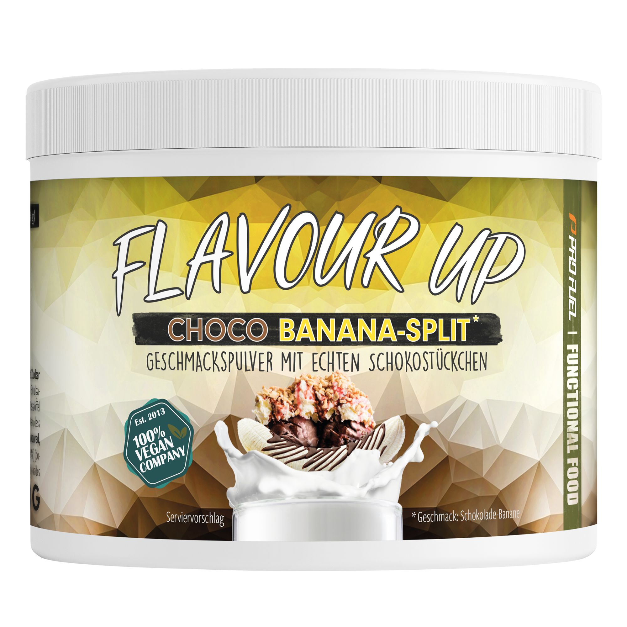 ProFuel - FLAVOUR UP Geschmackspulver - Choco Banana-Split - nur 14 kcal pro Portion