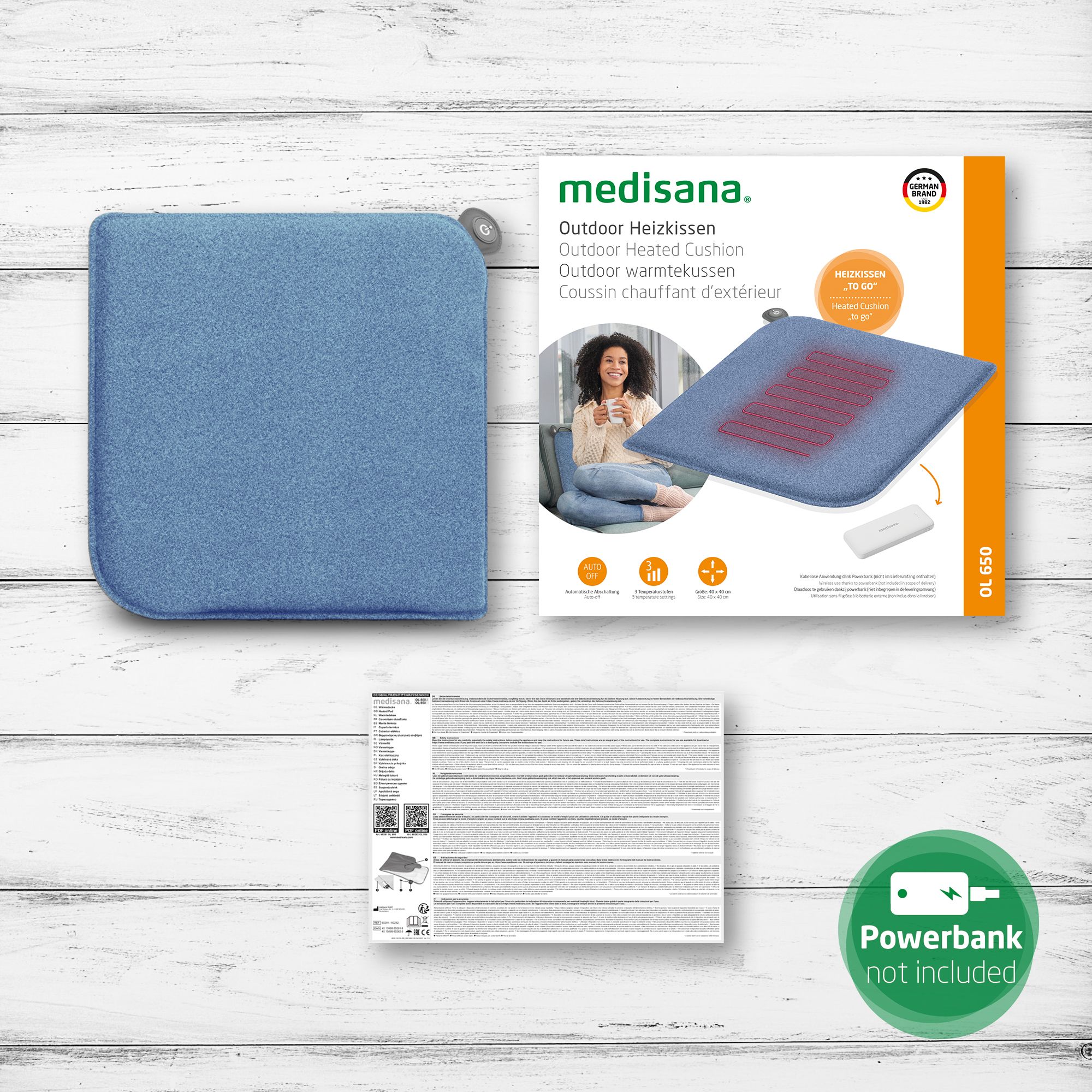 medisana OL 650 Outdoor-Heizkissen
