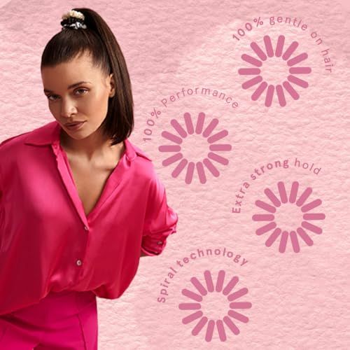 Haarband Sprunchie Extra Hold Reinweiß