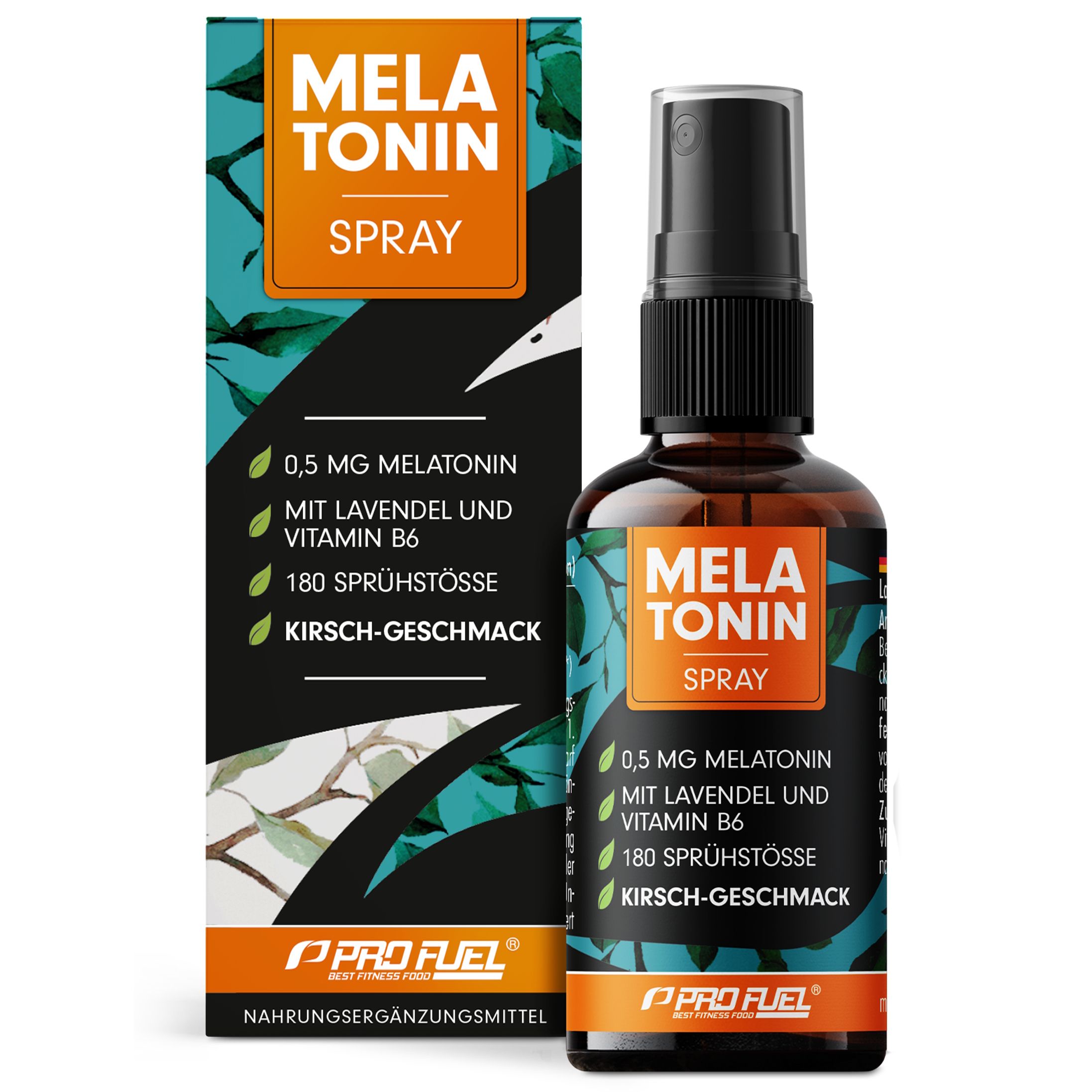 ProFuel - Melatonin Einschlaf-Spray – 0,5 mg Melatonin + Lavendel & Vitamin B6
