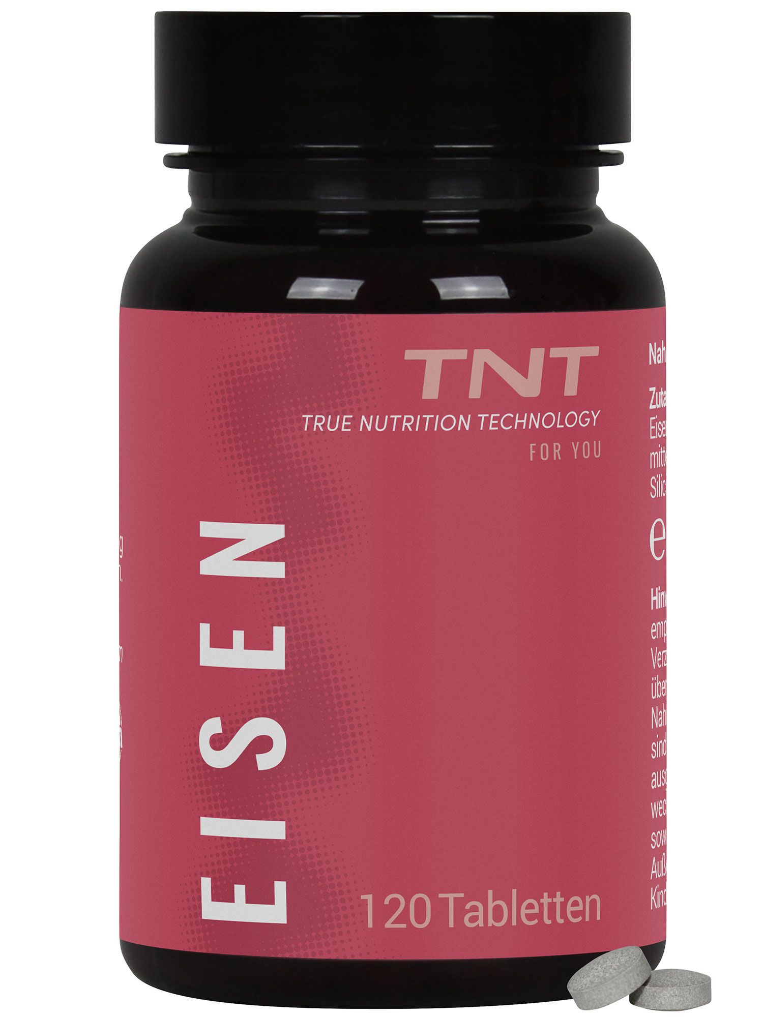 TNT Eisen - mit 18mg Eisen pro Tablette