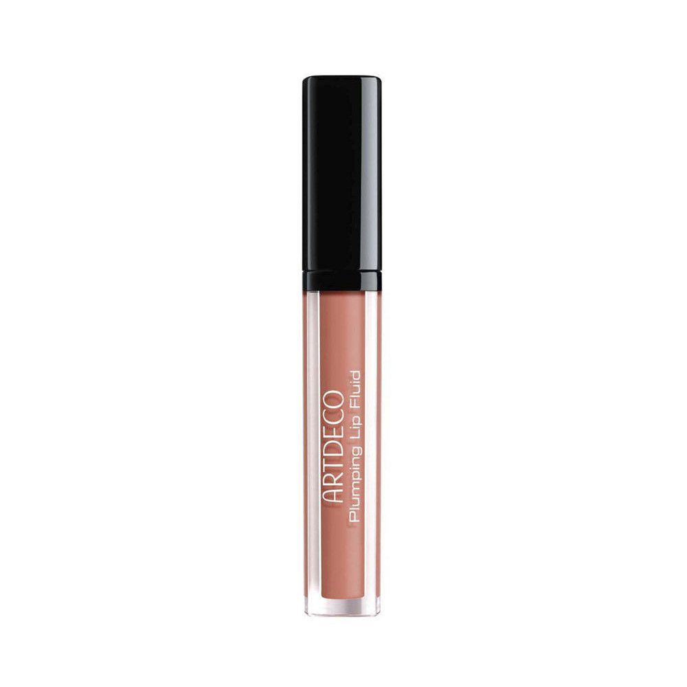 Artdeco Plumping Lip Fluid. Geschlossene Tube. Schwarzer Deckel, transparente Tube. Farbton: Rosa.