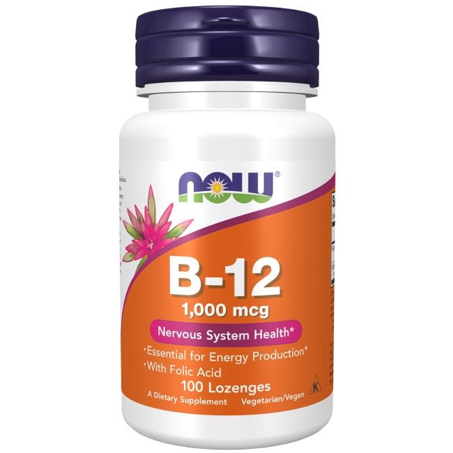 Now Foods Vitamin B-12 Cyanocobalamin 1000 mcg 100 Lutschtabletten