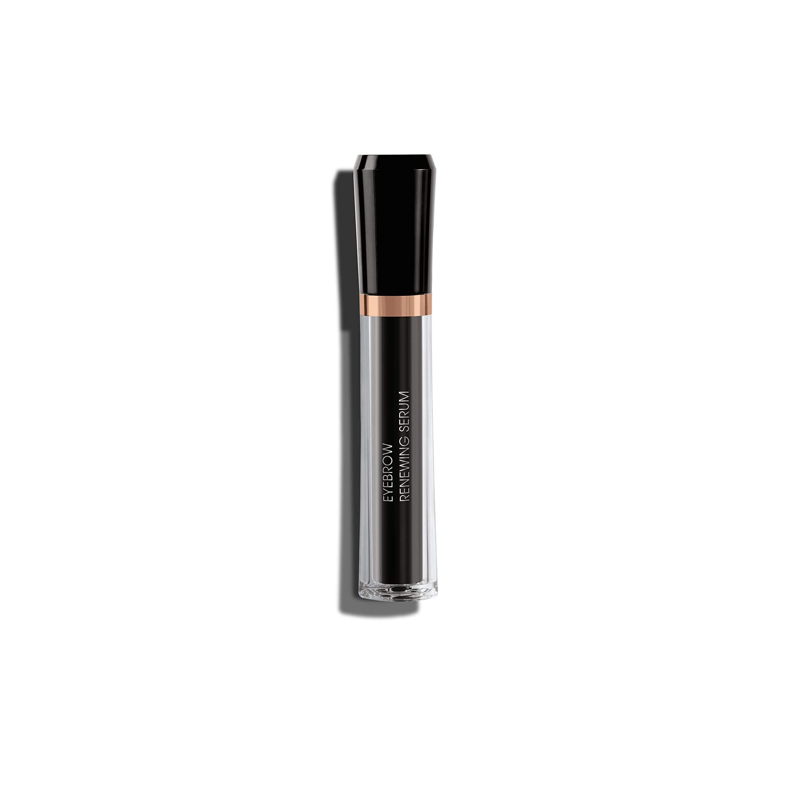 M2 BEAUTÉ Augenbrauen Serum, Flasche mit schwarzem Deckel und Applikator.