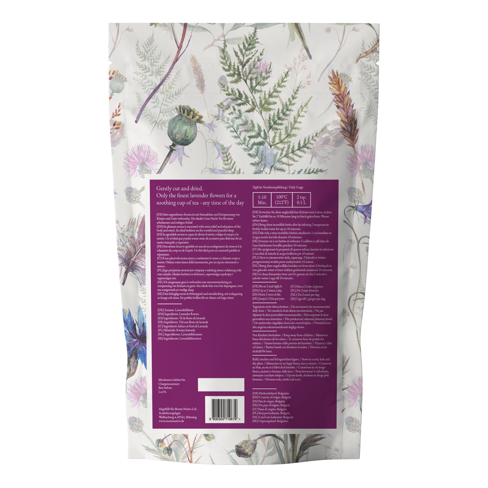 Monte Nativo Lavendelblüten Kräutertee lose
