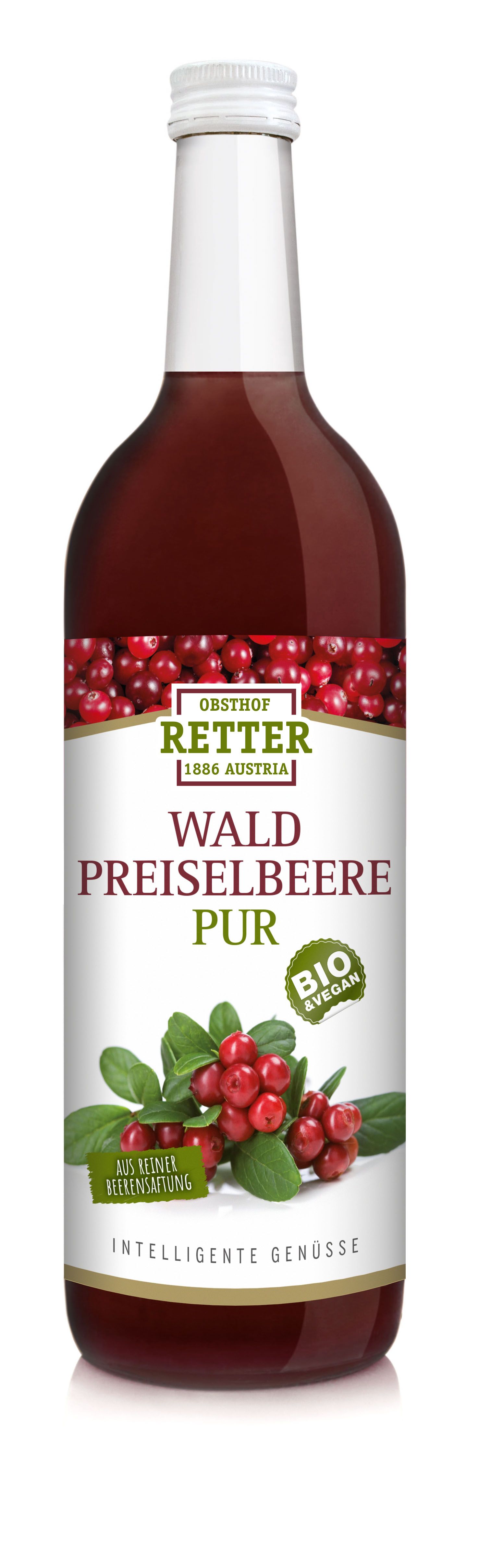Obsthof Retter - BIO Preiselbeere pur