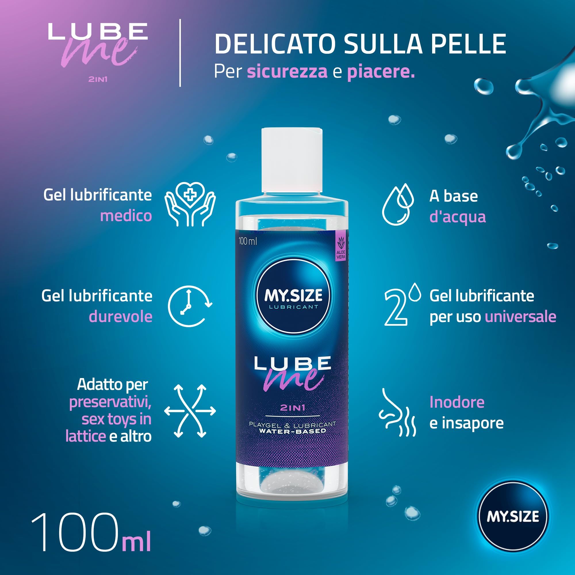MY.SIZE Lube Me 2in1 Gleitgel