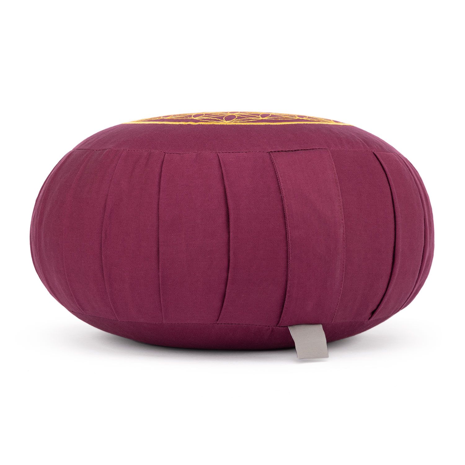 bodhi Meditationskissen ZAFU ECO Stick Blume des Lebens, Füllung Dinkelhülsen