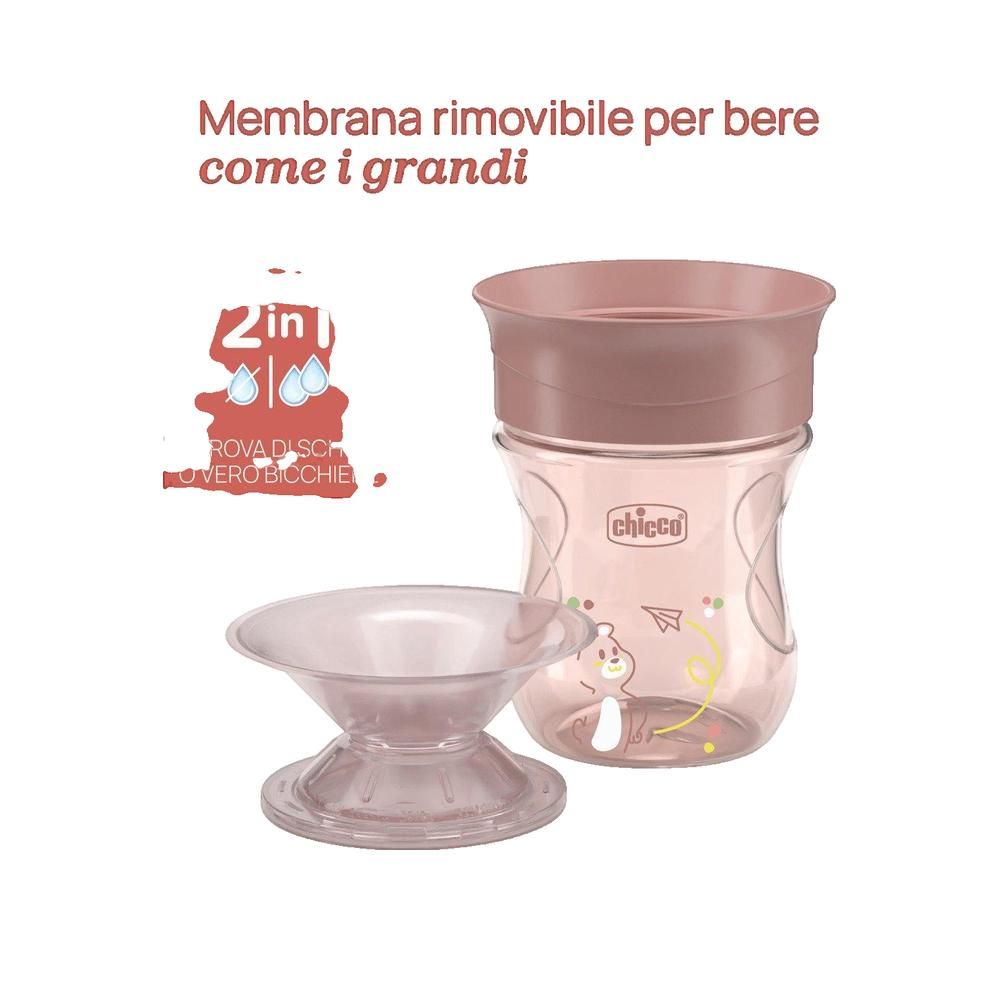 Chicco Kubek 360 Trinkbecher mit Saugventil BPA-frei